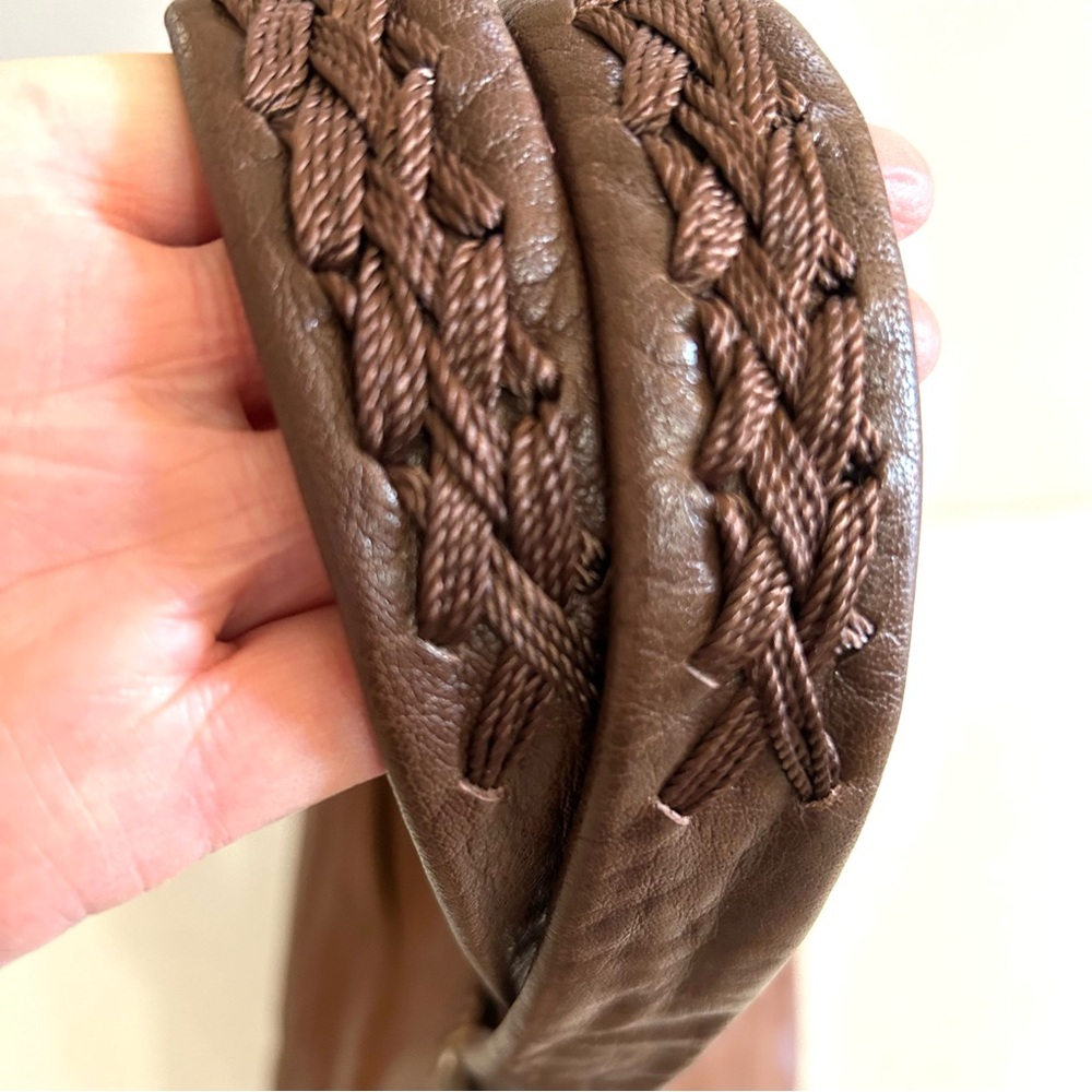 The Sak Brown Hobo Bag with Black Accents - Picture 6 of 13